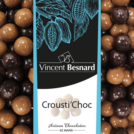 Perle Gourmande Crousti'Choc - Vincent Besnard Chocolatier Pâtissier