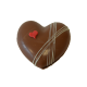 Coeur St valentin 60gr - Vincent Besnard Chocolatier Pâtissier