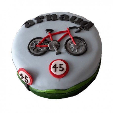 Birthday Cake "Vélo" - Vincent Besnard Chocolatier Pâtissier