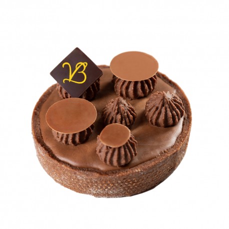 Tartelette Chocolat Caramel - Vincent Besnard Chocolatier Pâtissier
