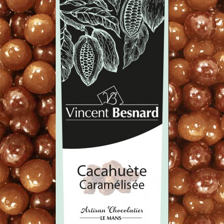 Perle Gourmande Cacahuète caramélisée - Vincent Besnard Chocolatier Pâtissier