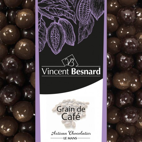 Perle Gourmande Grain de café - Vincent Besnard Chocolatier Pâtissier