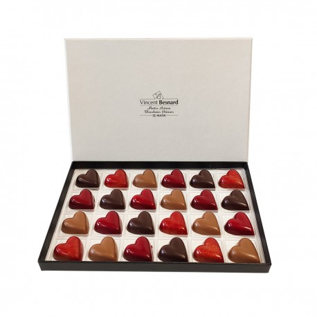 Coffret Coeur - Vincent Besnard Chocolatier Pâtissier