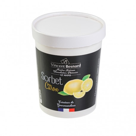 Sorbet citron - Vincent Besnard Chocolatier Pâtissier