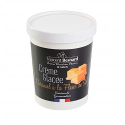 Glace Caramel à la fleur de sel - Vincent Besnard Chocolatier Pâtissier