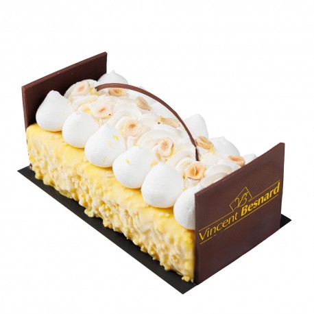 Bûche Glacée «Citron - Noisette»