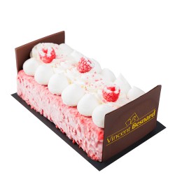 Bûche Glacée «Vanille - Framboise»