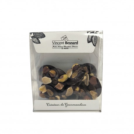 Pochette de mendiants chocolat noir