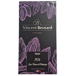Tablette Noir 75% Sao Tomé-et-Principe