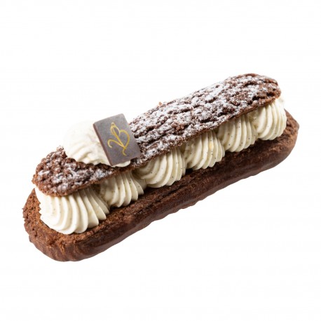 Eclair Vanille caramel coulant - Vincent Besnard Chocolatier Pâtissier
