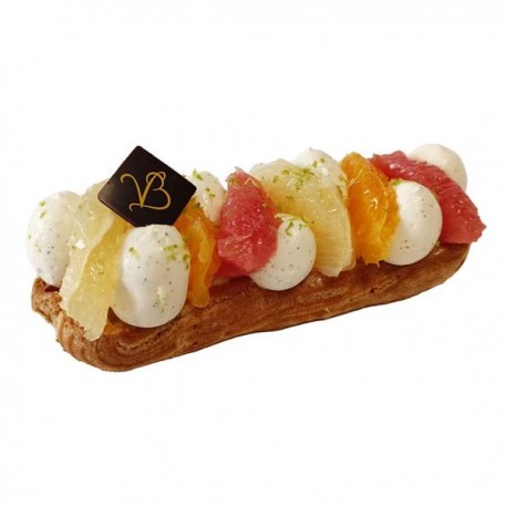 Eclair fraises - Vincent Besnard Chocolatier Pâtissier