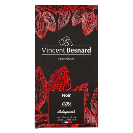 Tablette Noir 68% Madagascar