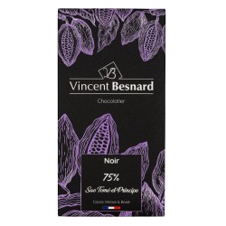 Tablette Noir 75% Sao Tomé-et-Principe