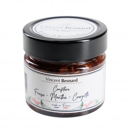 Confiture Fraise - Menthe - Courgette - Vincent Besnard Chocolatier-Pâtissier