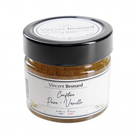 Confiture Poire - Vanille - Vincent Besnard Chocolatier Pâtissier