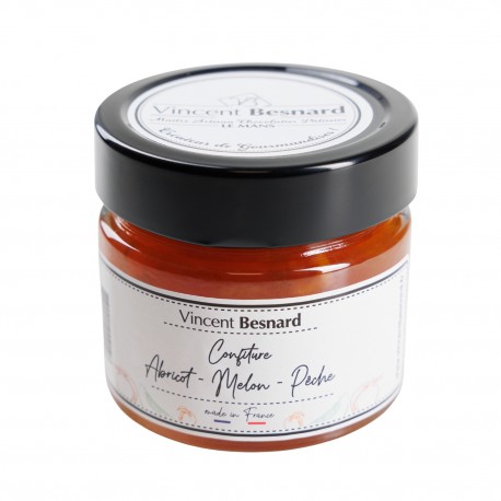 Confiture Abricot - Melon - Pêche - Vincent Besnard Chocolatier Pâtissier